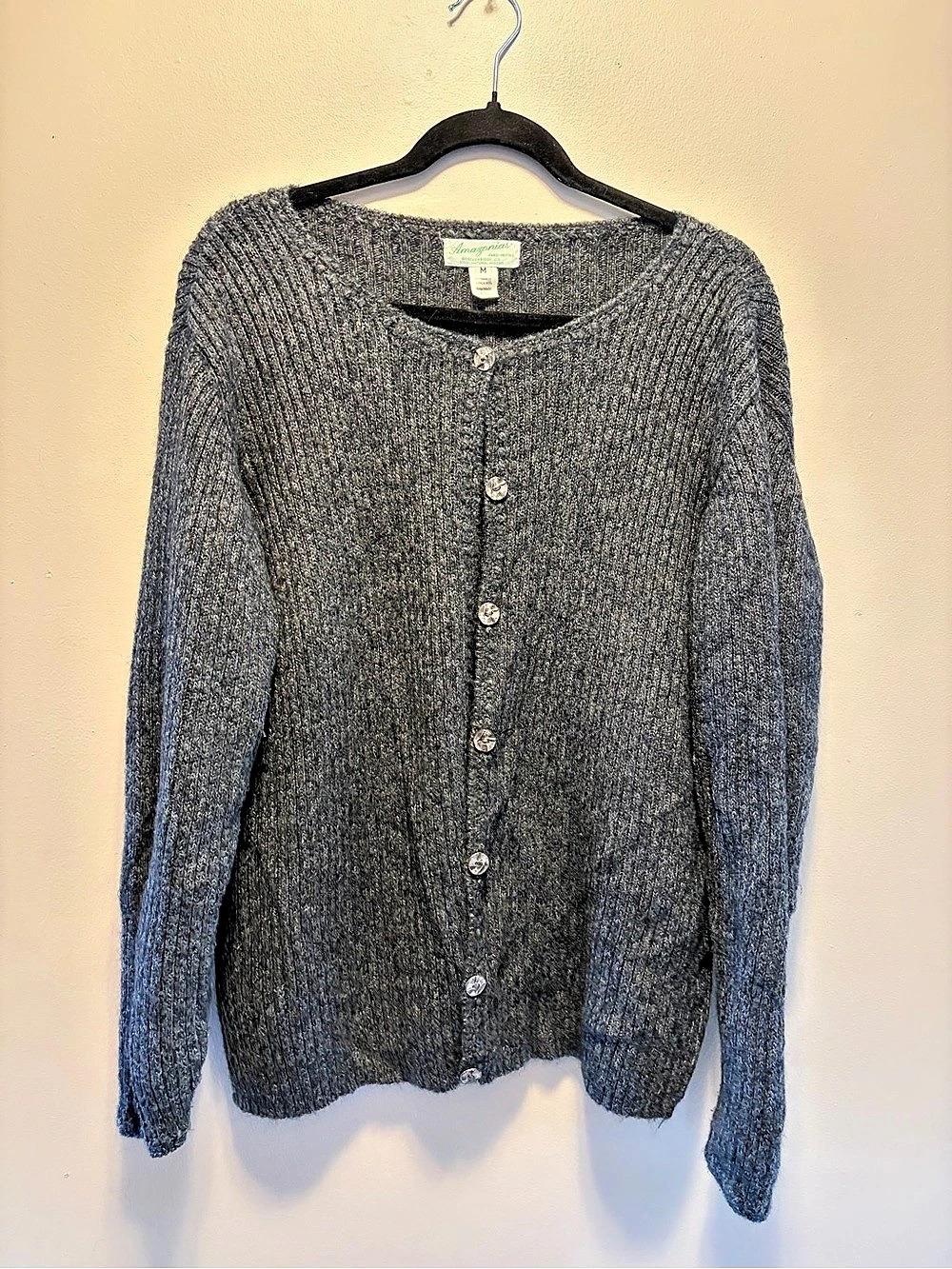 Alpaca Wool Cardigan Handmade